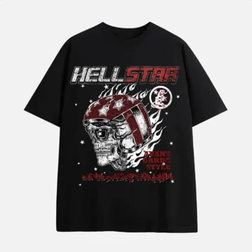 Hellstar Graphic Printed 100% Cotton T-Shirt